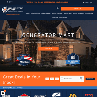 Generator Mart - Shop Residential Generators Online