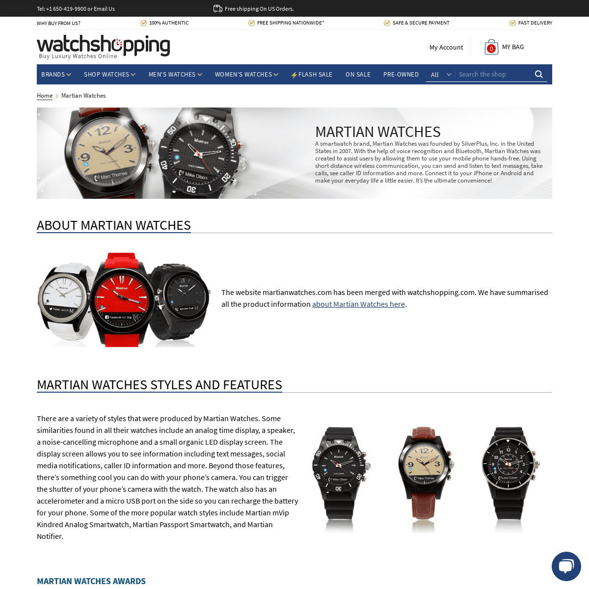 A complete backup of https://martianwatches.com