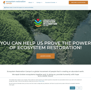 Ecosystem Restoration Camps â€“ Together, We Can Restore The Earth