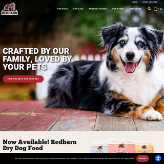 Redbarn Pet Products - Shop Natural Dog and Cat Treats & Food - Redbarn.com
