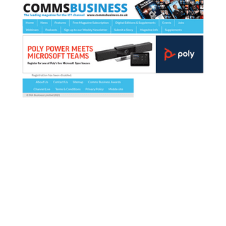 A complete backup of https://commsbusiness.co.uk