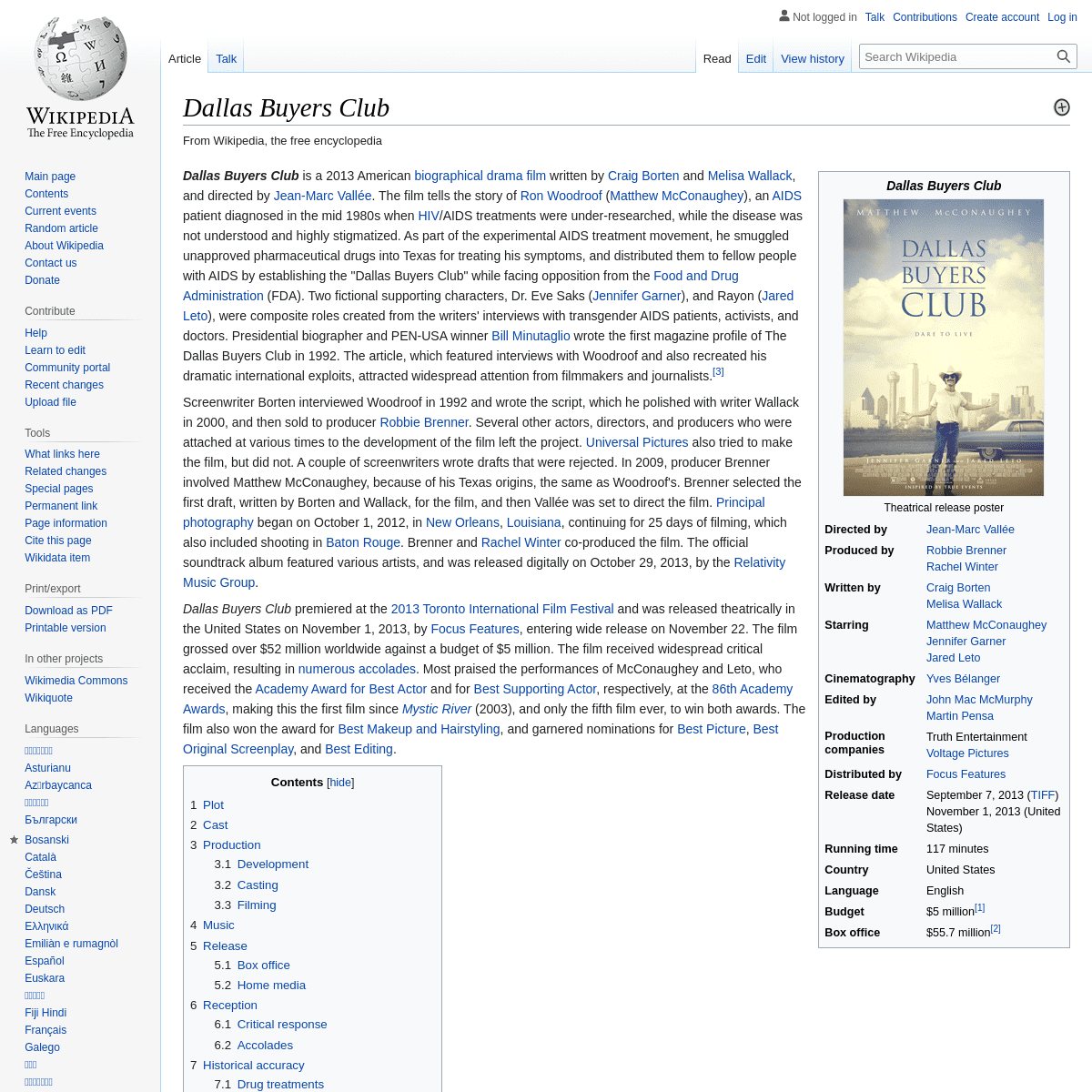 A complete backup of https://en.wikipedia.org/wiki/Dallas_Buyers_Club