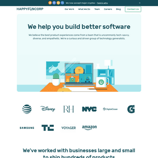 HappyFunCorp, a NYC-based Product Engineering Firm