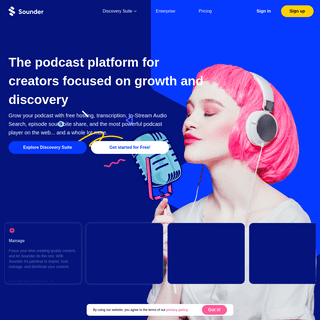 Free Podcast Hosting, Transcription and In-stream Audio Search