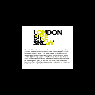A complete backup of https://thelondonbikeshow.co.uk