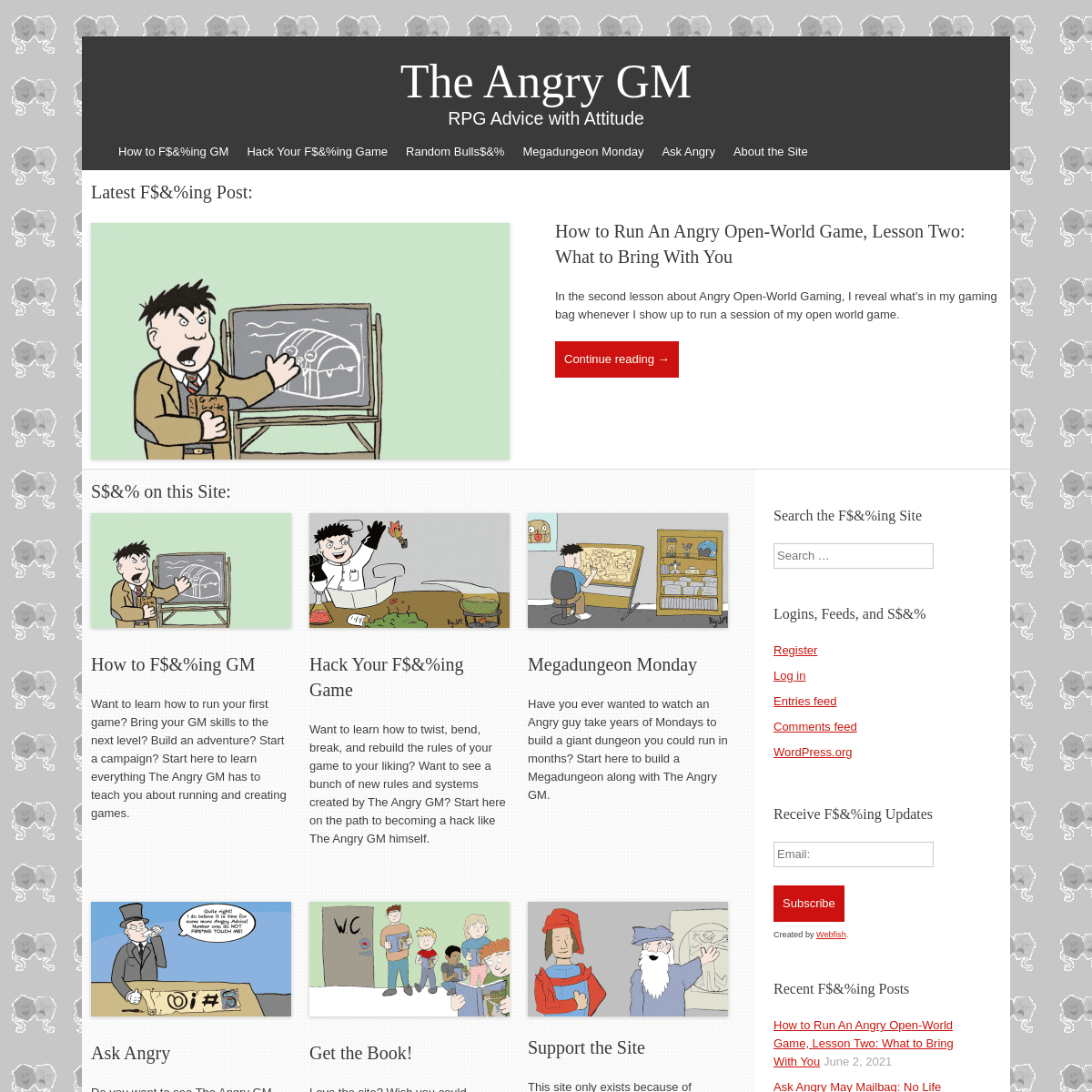 A complete backup of https://theangrygm.com