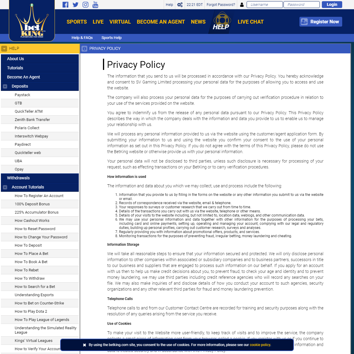 A complete backup of https://www.betking.com/help/general-help/terms-and-conditions/privacy-policy/