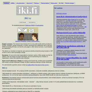 A complete backup of https://iki.fi