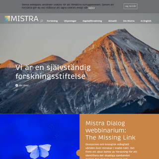 A complete backup of https://mistra.org