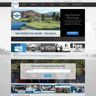 SCGA.org - Southern California Golf Association - News, Events, & Services - SCGA