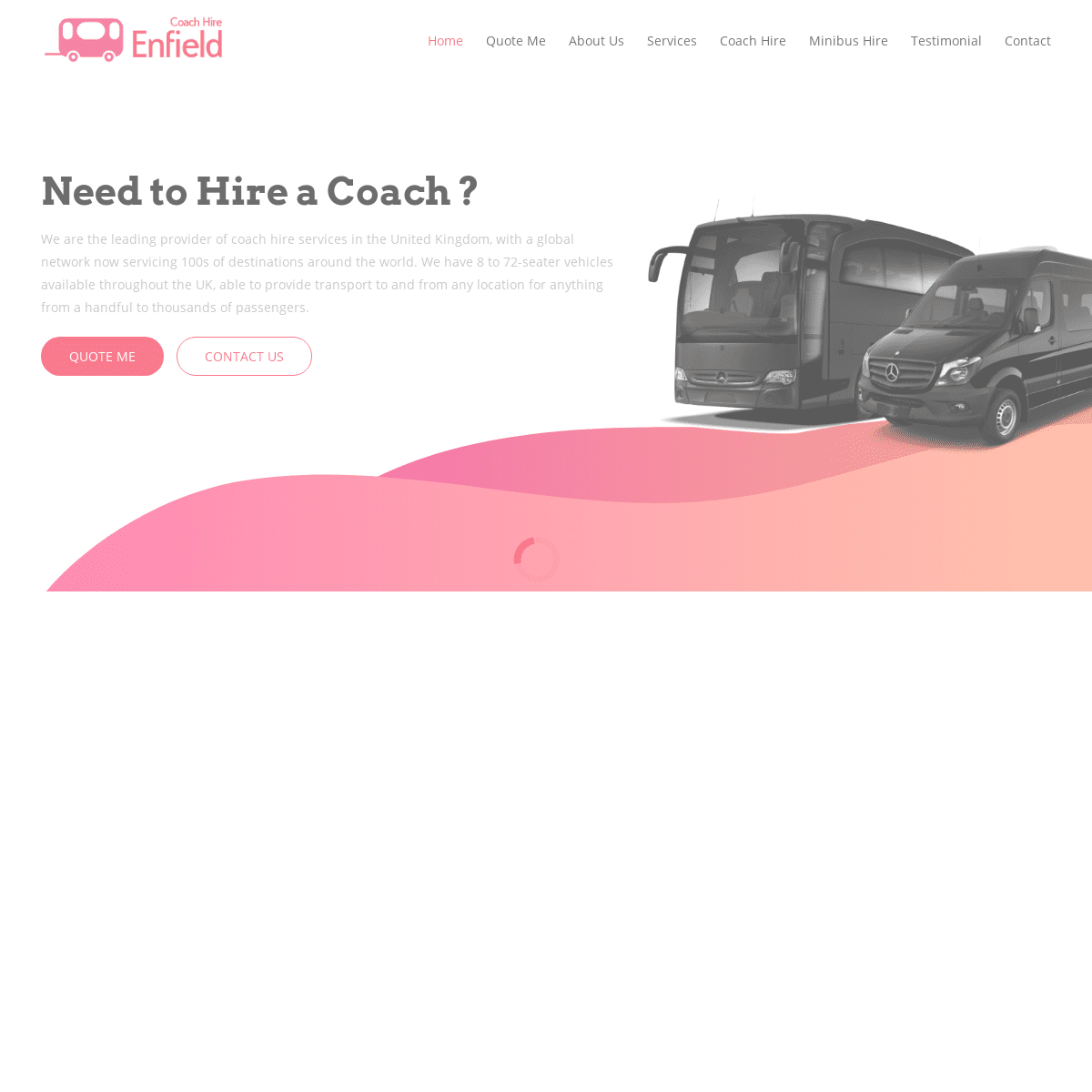 A complete backup of https://coachhireenfield.co.uk