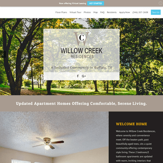 A complete backup of https://willowcreek-residences.com