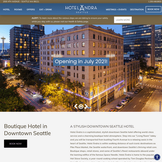 Boutique Hotel in Downtown Seattle - Hotel Andra in Downtown Seattle