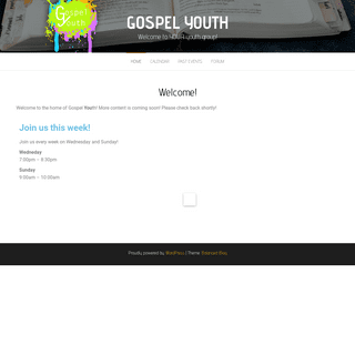 A complete backup of https://mygospelyouth.com