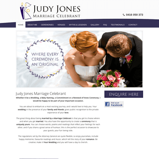 Judy Jones, Sydney Marriage Celebrant