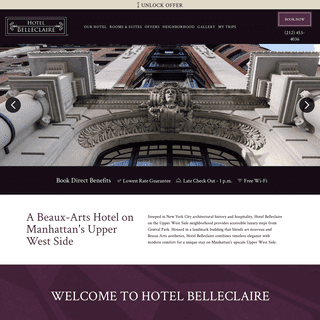 Hotel Belleclaire- A Boutique Hotel on NYC`s Upper West Side