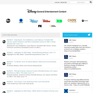Disney General Entertainment Content Press