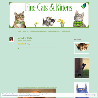 A complete backup of https://finecats.wordpress.com/2014/08/22/wooden-cats/