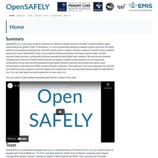 A complete backup of https://opensafely.org