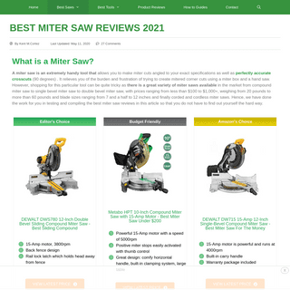 Top Miter Saws For Your Money In 2021- No-nonsense Review From Real Wood Workers
