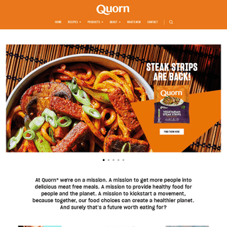 Vegetarian & Vegan Products, Meat Free Recipes & News - Quorn