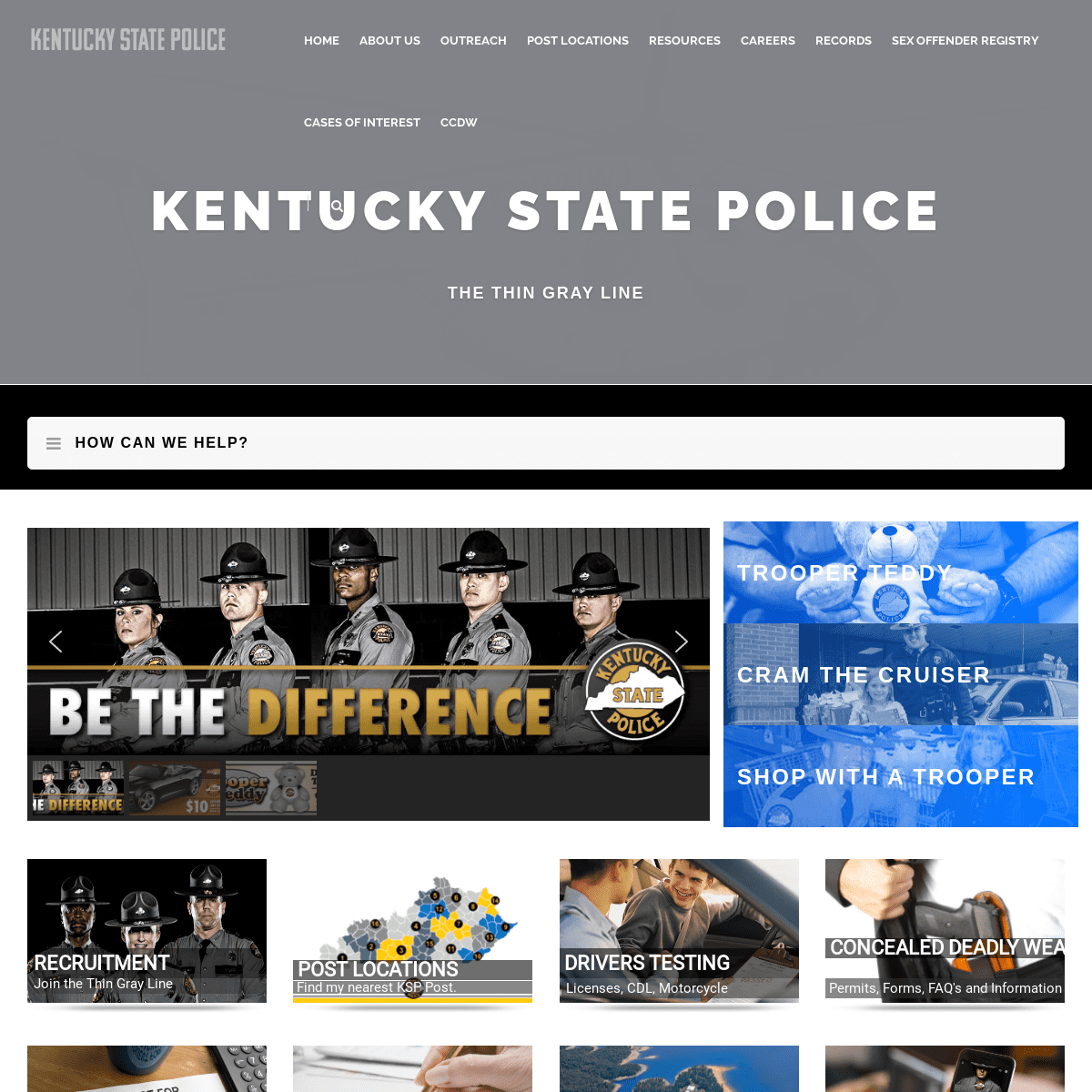 A complete backup of https://kentuckystatepolice.org