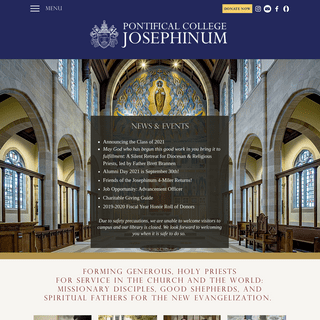 Pontifical College Josephinum - Columbus Ohio