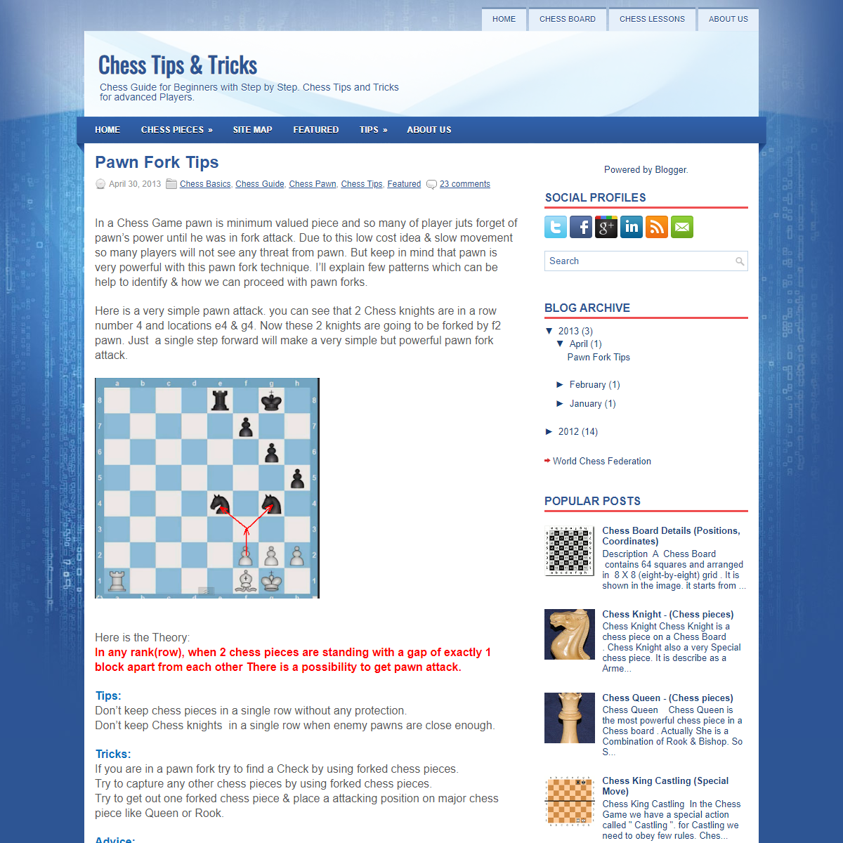 A complete backup of https://chess-tips.blogspot.com/2013/04/pawn-fork-tips.html