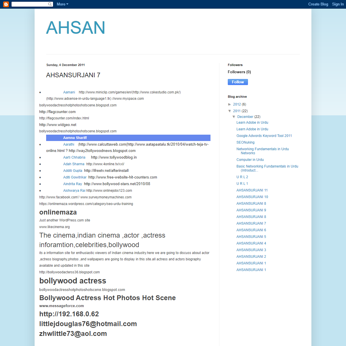 A complete backup of https://ahsansurjani.blogspot.com/2011/12/ahsansurjani-7.html