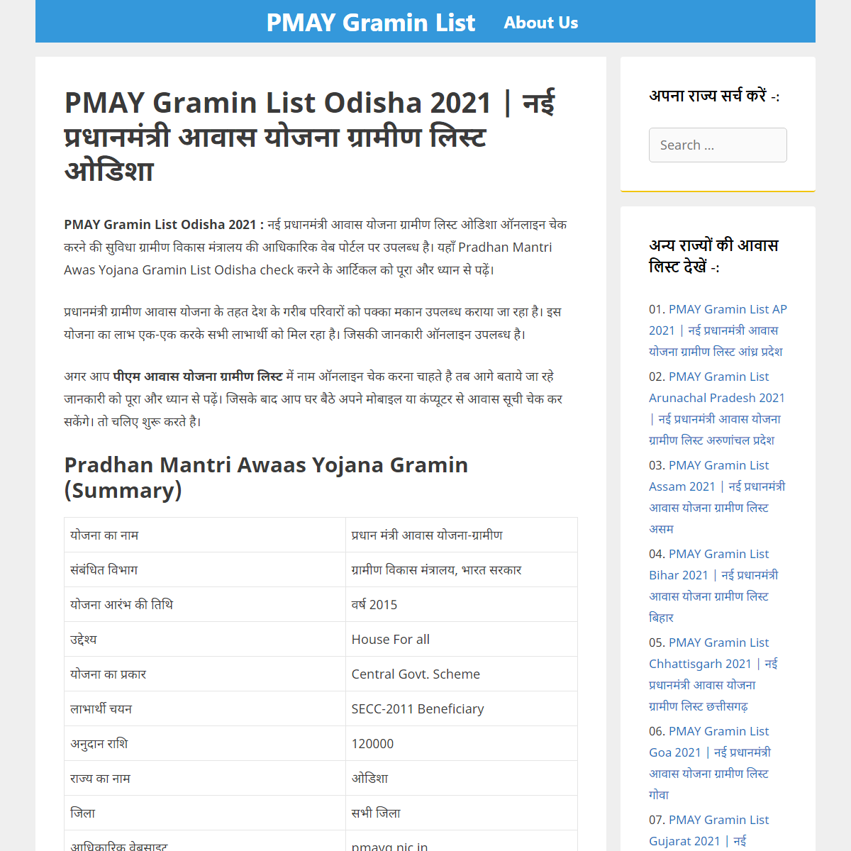A complete backup of https://pmaygraminlist.in/pradhan-mantri-awas-yojana-gramin-list-odisha/