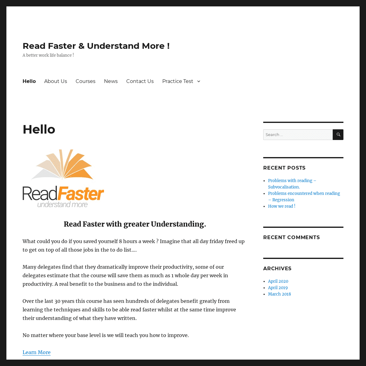 A complete backup of https://readfaster.co.uk