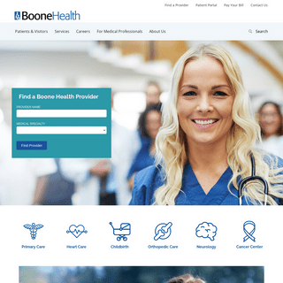 A complete backup of https://boone.health