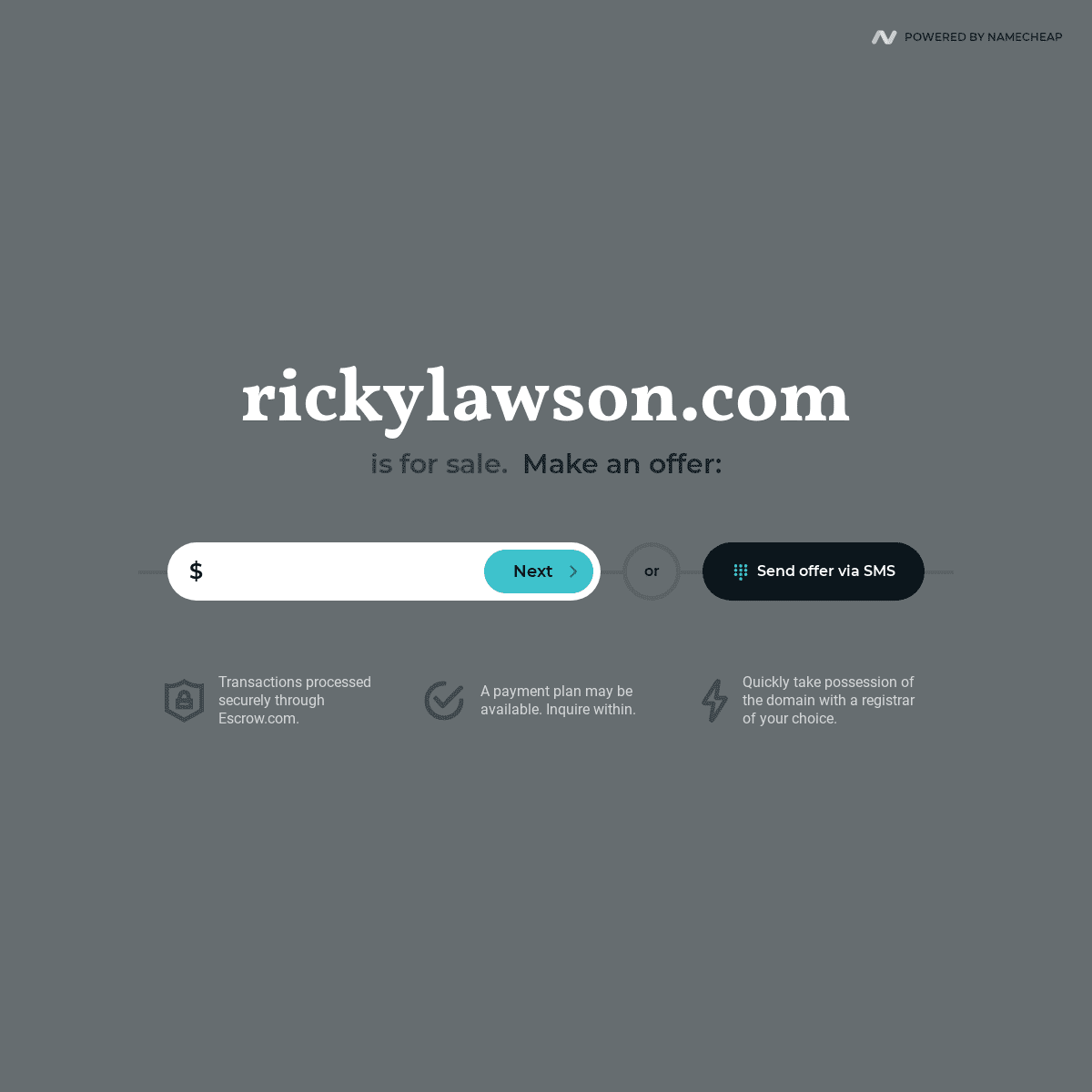 A complete backup of https://rickylawson.com