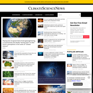 Climate Science News Com - Climate Science News â€“ Climate Science Information
