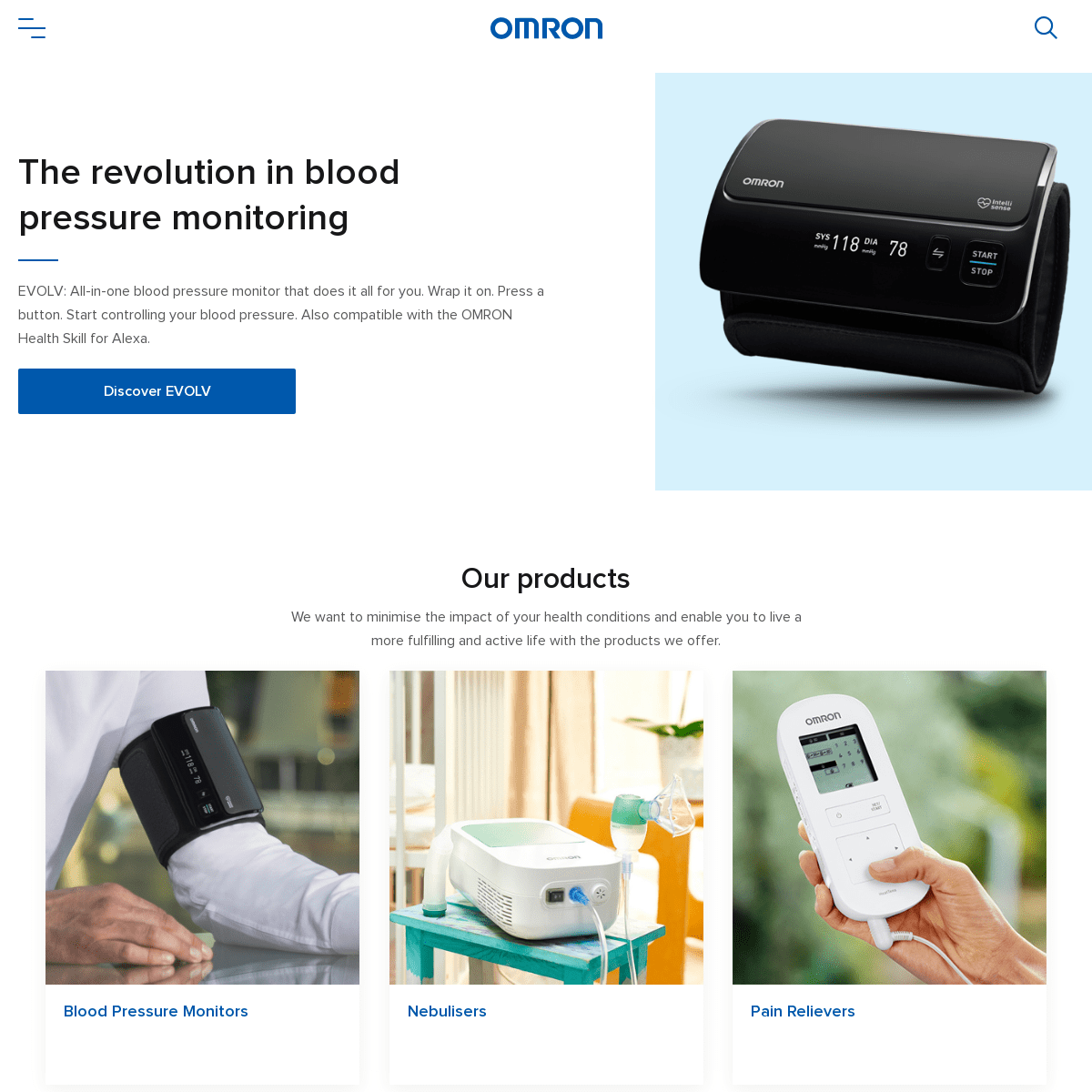 A complete backup of https://omron-healthcare.com