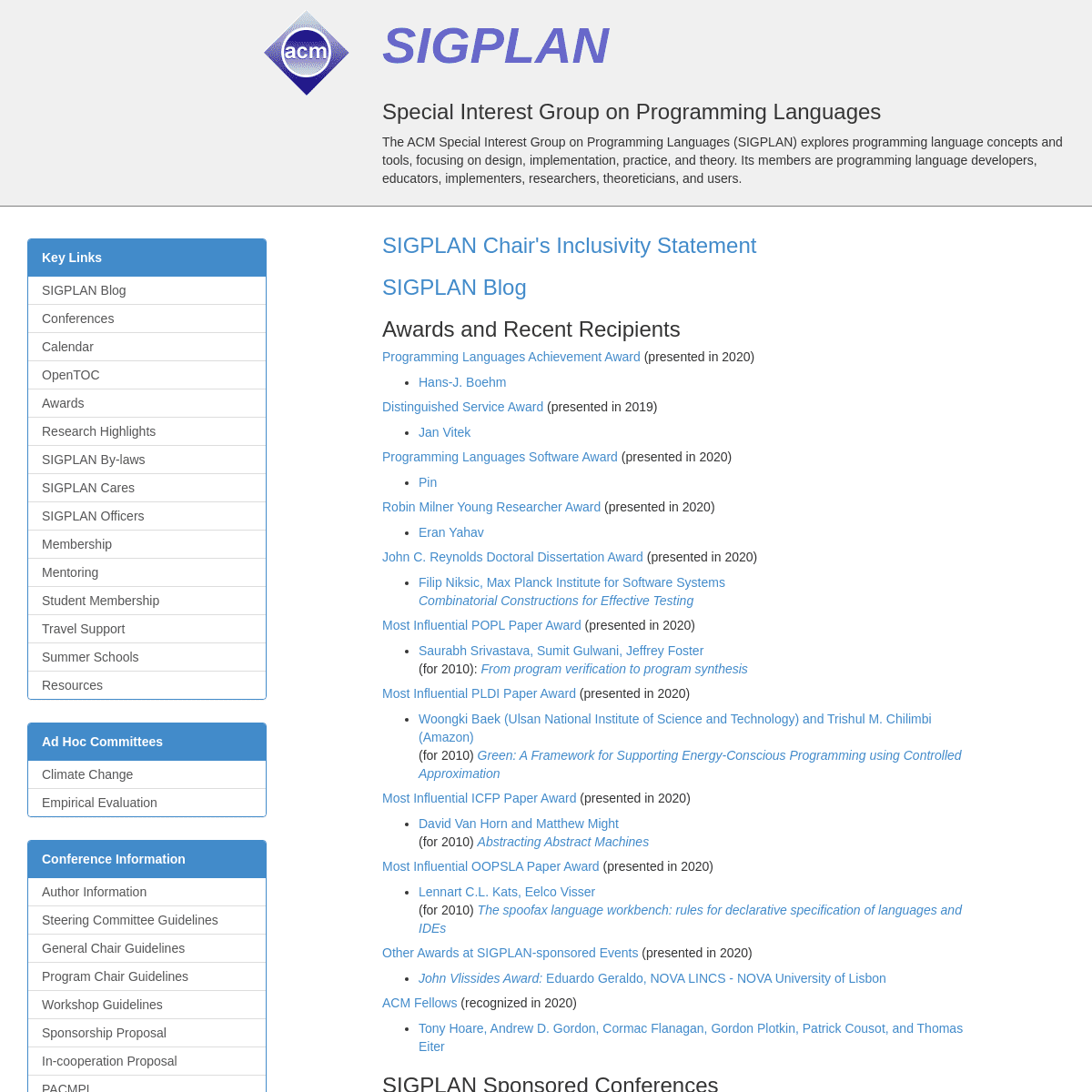 A complete backup of https://sigplan.org