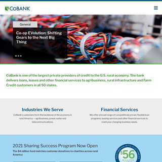 CoBank - Cooperative. Connected. Committed. - CoBank Site - CoBank