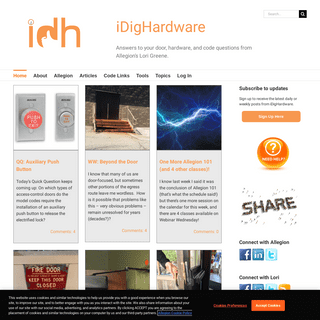 Home Page - I Dig Hardware