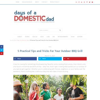 A complete backup of https://daysofadomesticdad.com/outdoor-bbq-grill/