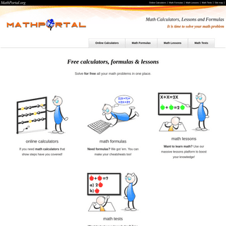 A complete backup of https://mathportal.org