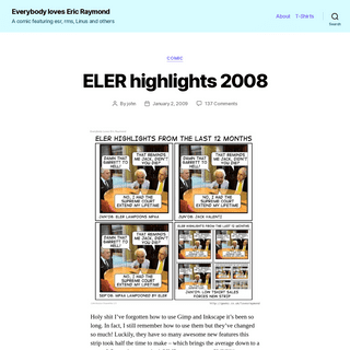 Everybody loves Eric Raymond â€“ A comic featuring esr, rms, Linus and others