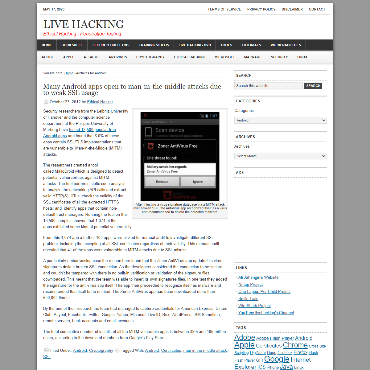 A complete backup of http://www.livehacking.com/category/android/