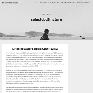 A complete backup of https://selectcbdtincture.com