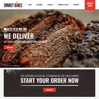 BBQ Restaurant - Takeout & Delivery - Smokey Bones Bar & Fire Grill