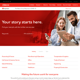 Australia`s Leading Recruitment Agency - Adecco