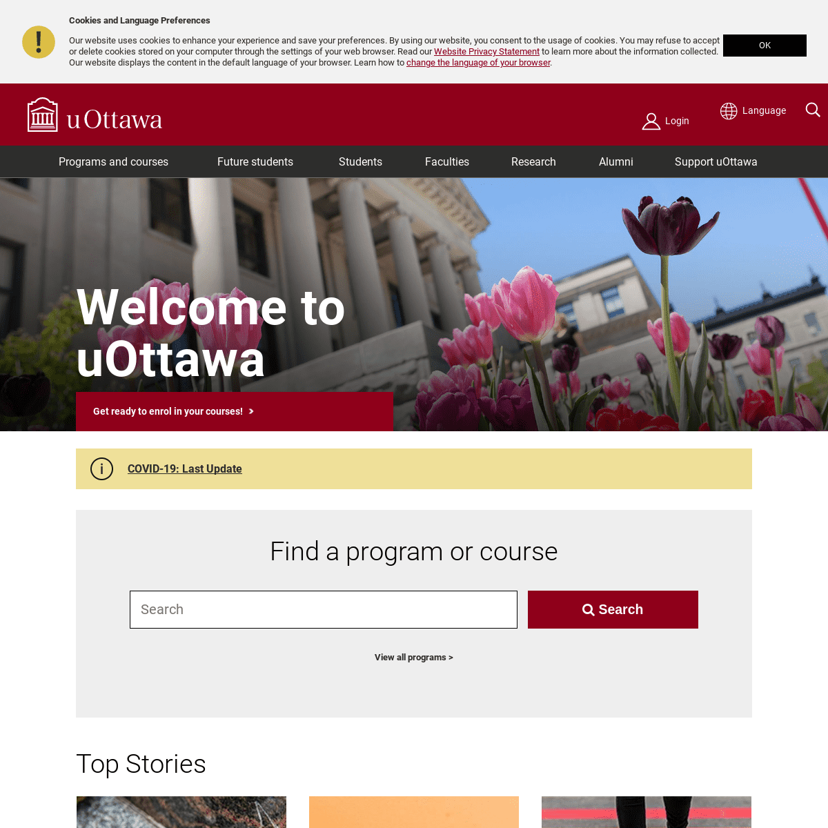 A complete backup of https://uottawa.ca