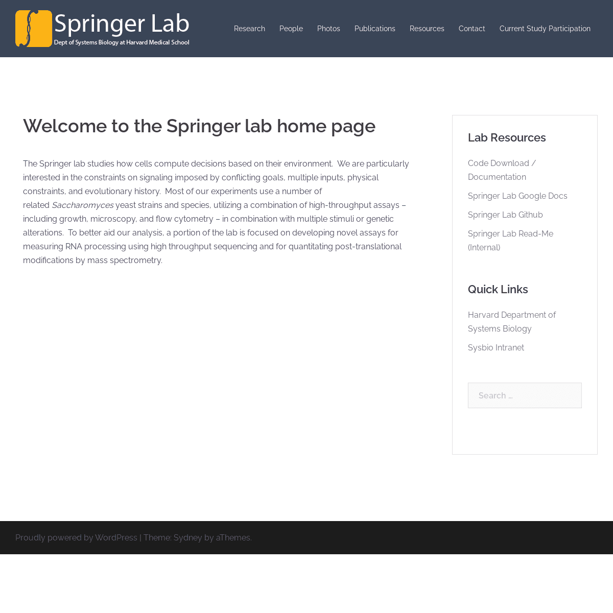 A complete backup of https://springerlab.org