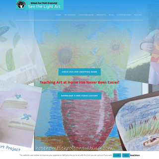 See the Light Art - Homeschool Art Curriculum â€“ Unleash Your Child`s Creativity