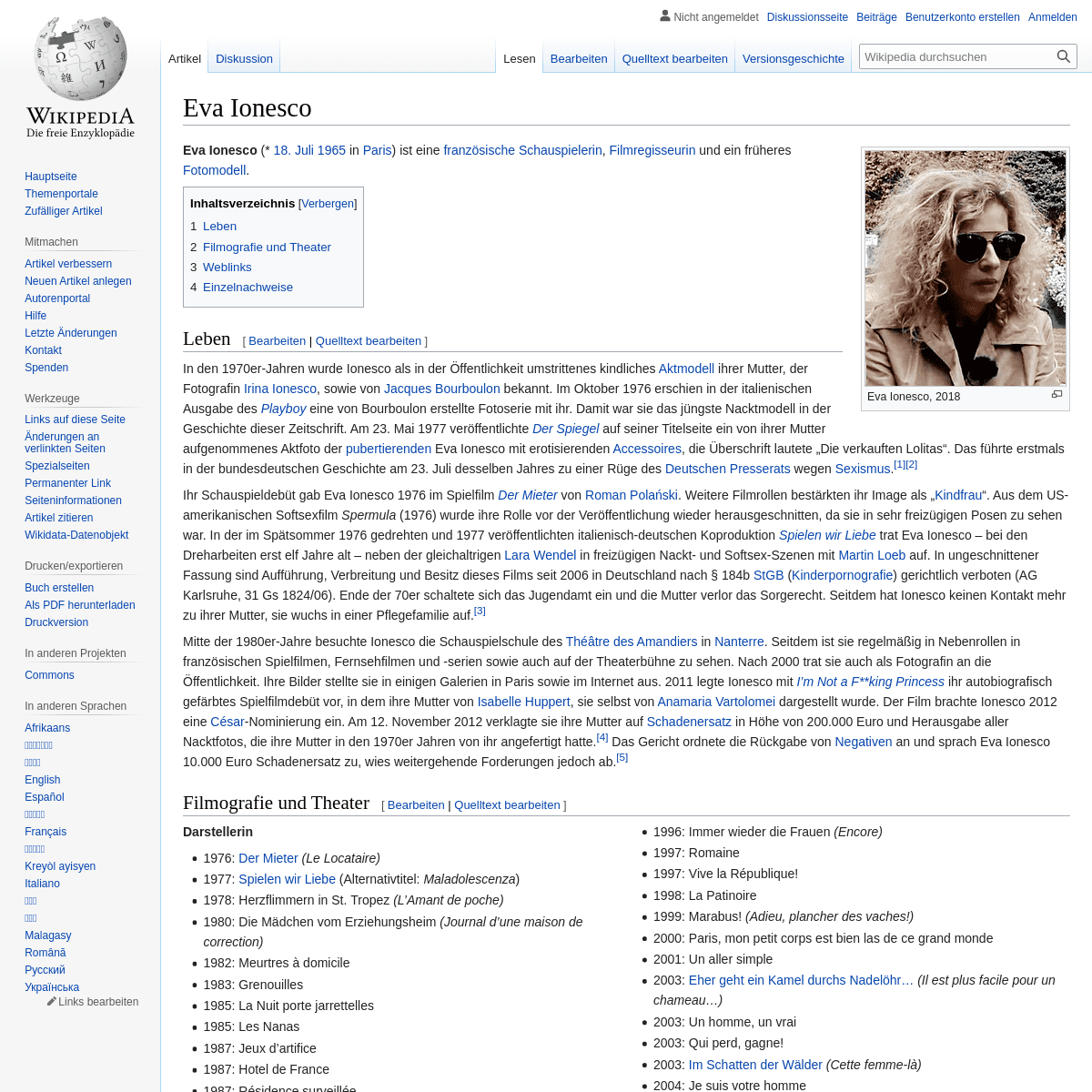 A complete backup of https://de.wikipedia.org/wiki/Eva_Ionesco