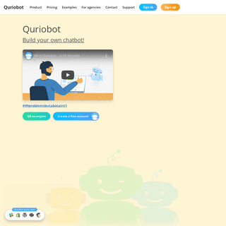 Quriobot â€“ Building your own chatbot is easy!